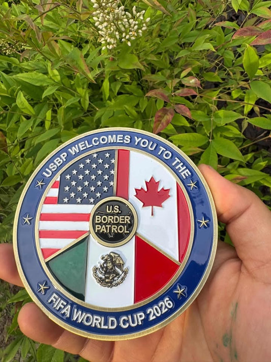 Border Patrol World Cup Coin